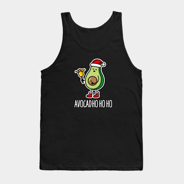 Avocad ho ho ho avocado Santa Claus pun ketogenic diet Tank Top by LaundryFactory